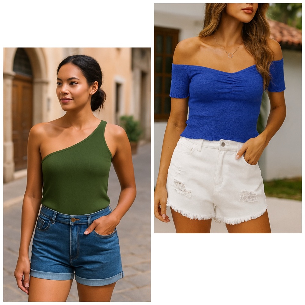 ABOUND Set of 2 Summer Tops Womens Sz XXL NWT